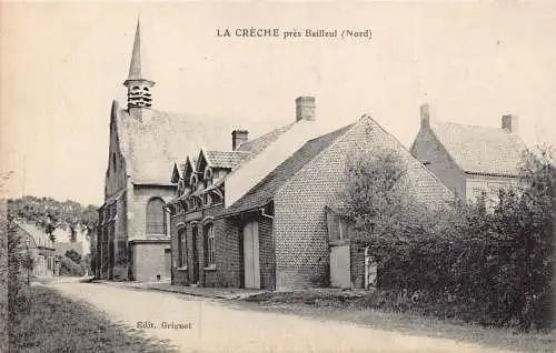 Frankreich La Creche pres Bailleul Nord Vintage Postkarte