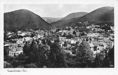 L200 Deutschland Friedrichroda i Thuer Panoramablick RPPC Vintage Postkarte