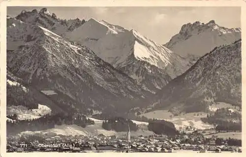 L154 Deutschland 1943 Oberstdorf (Allg.) Berg Vintage Postkarte