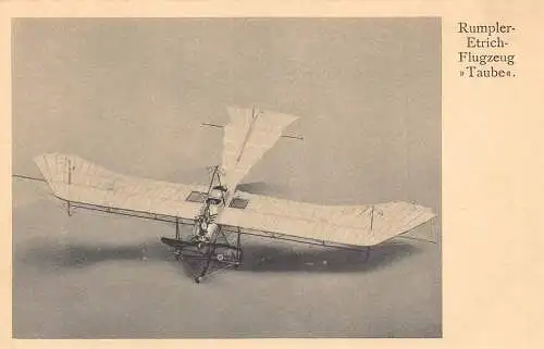 L027 Deutschland Rumpler-Etrich Flugzeug Taube Museum Vintage Postkarte
