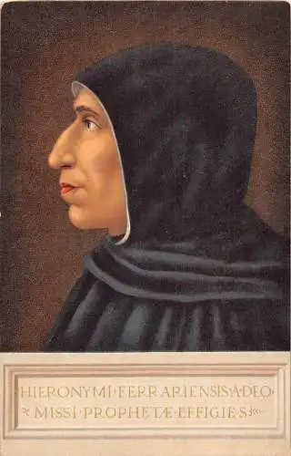 Kunst Girolamo Savonarola von Fra Bartolommeo Postkarte