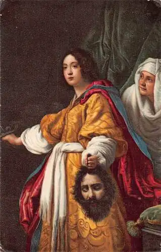Postkarte Art Firenze Giuditta con la testa d'Oloferne von Cristofano Allori.