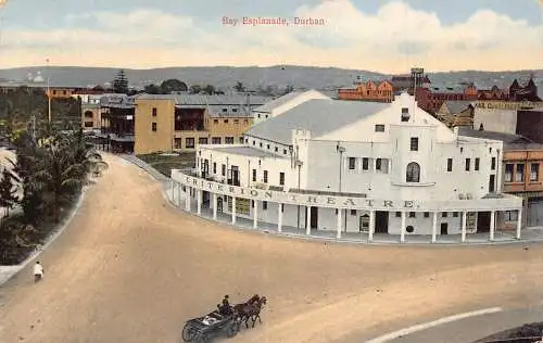 Südafrika Durban Bay Esplanade Criterion Theatre Vintage Postkarte