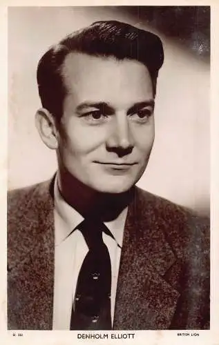 Schauspieler Filmstar Denholm Elliott Picturegoer Serie RPPC Postkarte