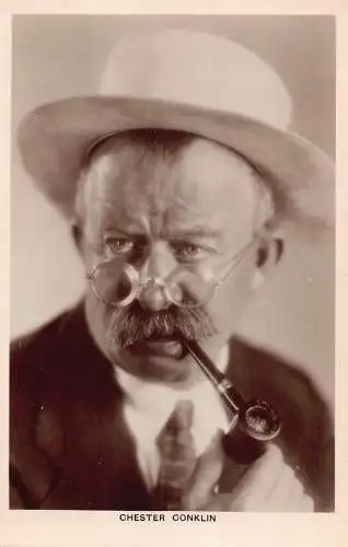 Schauspieler Filmstar Chester Conklin Picturegoer Serie RPPC Postkarte