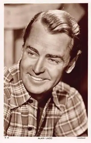 Schauspieler Filmstar Alan Ladd Picturegoer Serie RPPC Postkarte