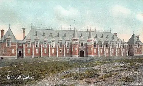 Kanada Quebec Drill Hall Privat Postkarte