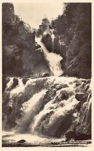 Schweiz Unterer Reichenbachfall Wasserfall RPPC Vintage Postkarte