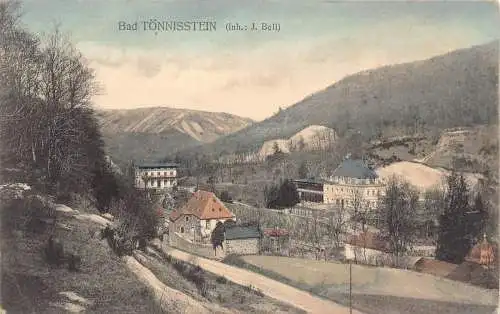 A109 Deutschland Bad Toennistein Gesamtansicht Vintage Postkarte