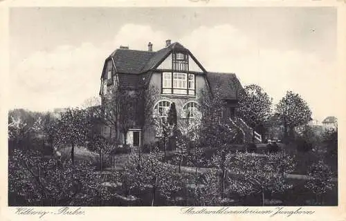A108 Deutschland 1940 Kettwig Ruhr Stadtwaldsanatorium Jungborn Postkarte