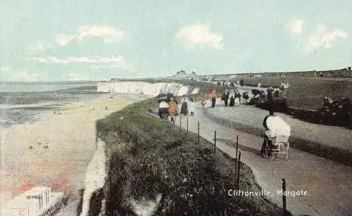 B056 England Cliftonville Margate Vintage Postkarte