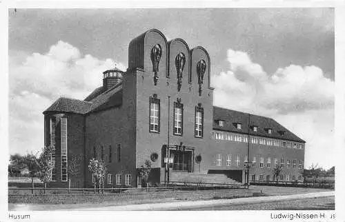 A116 Deutschland Husum Ludwig Nissen Haus Haus Vintage Postkarte