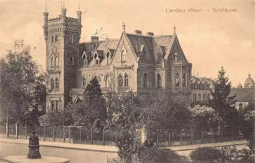 A118 Deutschland 1913 Lindau Pfalz Schloss Schlösschen alte Postkarte