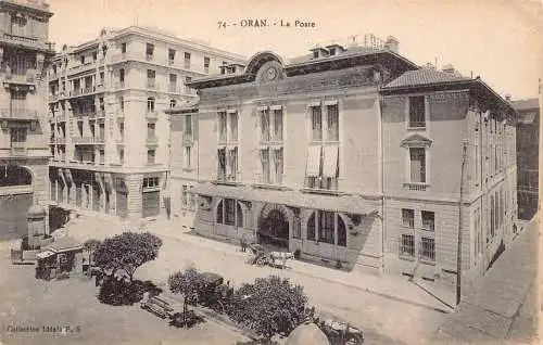 B063 Algerien Oran La Poste Post Office Vintage Postkarte