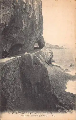 B063 Algerien Corniche de Bougie a Djidjelli Dans les Grandes Falises Postkarte