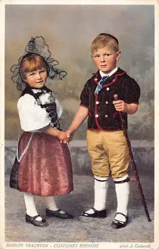 L029 Schweiz Bern 1931 Kostüme Kinder Vintage Postkarte