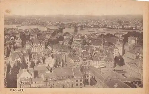 B073 Deutschland Bonn Gesamtansicht Vintage Postkarte