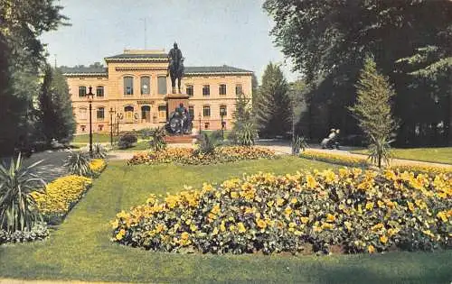 A123 Deutschland Kiel Partie am Schlossgarten Schlossgarten Universität Postkarte