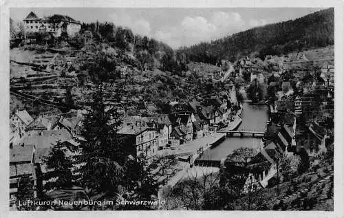 A123 Deutschland 1942 Luftkurort Neuenbuerg im Schwarzwald Vintage Postkarte