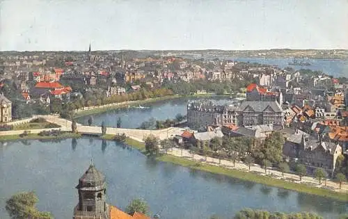 A124 Deutschland Kiel aus Rathaus Vintage Postkarte