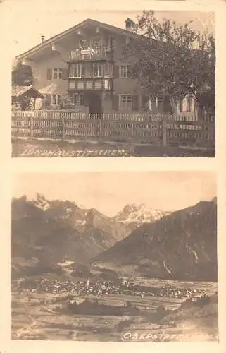 A127 Deutschland 1951 Londhaustitscher Oberstdorf Haus Vintage Postkarte