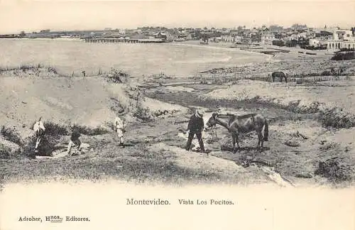 Uruguay Montevideo Blick Los Pocitos Postkarte