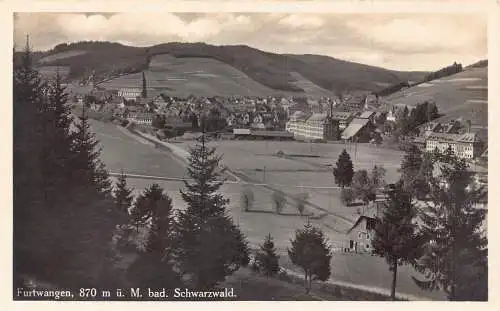 L157 Germany Furtwangen, 870 m ue. M. schlecht. Schwarzwald. alte Postkarte