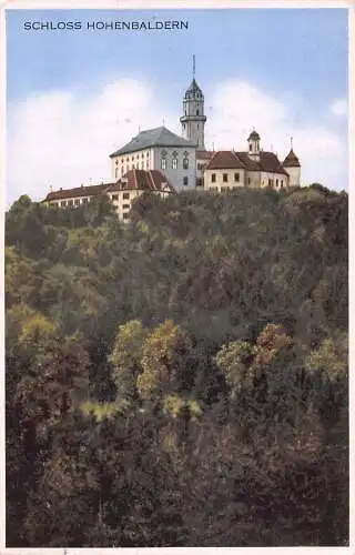 L160 Deutschland 1933 SCHLOSS HOHENBALDERN Vintage Postkarte