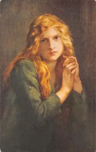 B088 Glamour schönes blondes Mädchen Kunst von Martin Kavel - Eine kleine wilde Postkarte