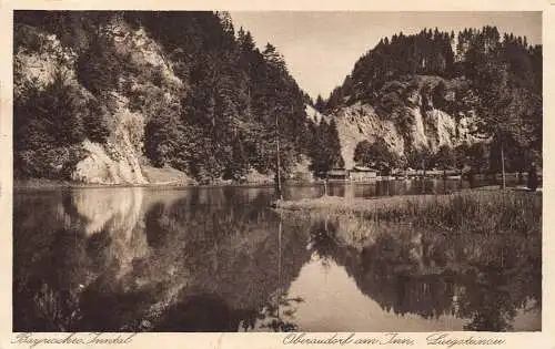 B089 Deutschland Bayrisches Inntal Oberaudorf am Inn Luegsteinsee Postkarte