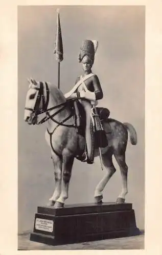 Edinburgh Castle Museum Statue Uniform der schottischen Regimenter Kavallerie Postkarte