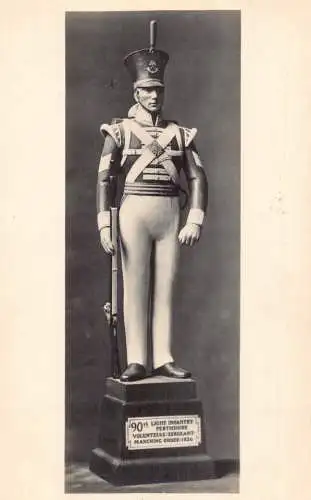 Edinburgh Castle Museum Uniform Light Infantry Perthshire Soldier Postkarte