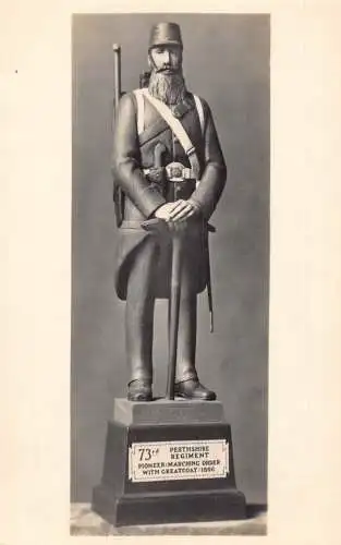 Edinburgh Castle Museum Statue Uniform Typ 73. Perthshire Reg Pioneer Postkarte