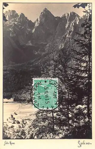 B079 Slowenien 1915 Bergspieß 2472m alte Postkarte