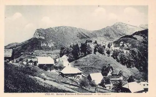 Frankreich Saint Pierre d'Entremont Schloss Le Chateau Vintage Postkarte