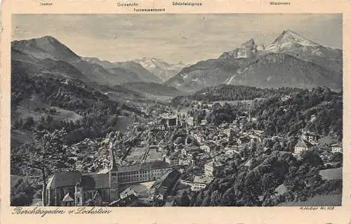 Deutschland Berchtesgaden v Lockstein Vintage Postkarte