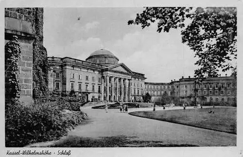 Deutschland 1943 Kassel Schloss Wilhelmshöhe Schloss WWII Feldpostkarte