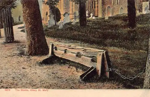 England Stocks Ottery St Mary Vintage Postkarte