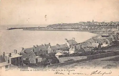 Frankreich 1908 Granville Prise de la Huguette alte Postkarte