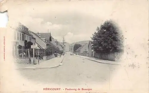 Frankreich 1904 Hericourt Faubourg de Besancon alte Postkarte