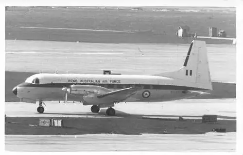 Transportflugzeug Royal Australian Air Force Postkarte