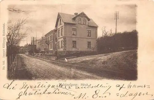 Schweden 1902 Helsingborg Palsjo Vintage Postkarte