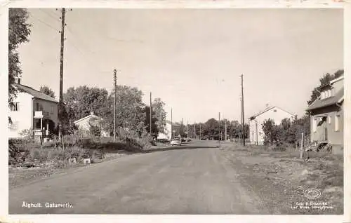 Schweden Alghult Gatumotiv Street RPPC Vintage Postkarte