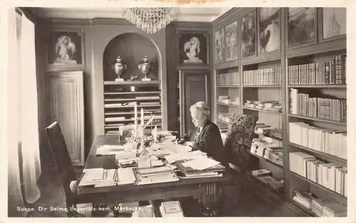 Schweden Sunne Dr Selma Lagerlofs Saum Marbacka RPPC Vintage Postkarte