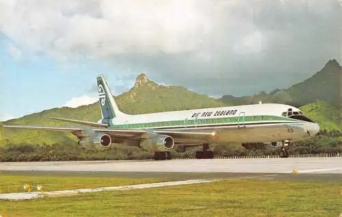 Aircraft Air New Zealand DC-8 New Zealand Australia Orient Airline Postkarte