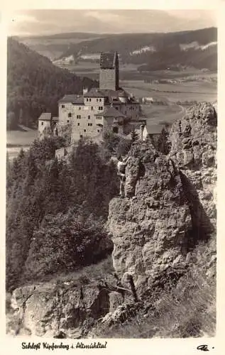 B093 Deutschland Schloss Kipfenberg i Schloss Altmühtal RPPC Vintage Postkarte