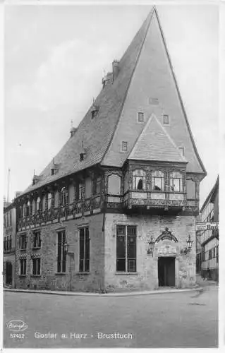 B095 Deutschland Goslar a Harz Brusttuch RPPC Vintage Postkarte