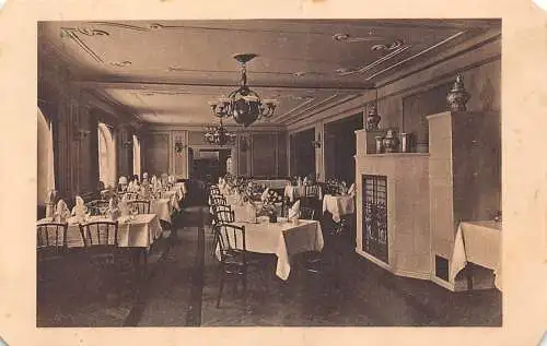 B099 Deutschland 1926 Großer Speisesaal Oberammergau Kurhaus Hotel Postkarte