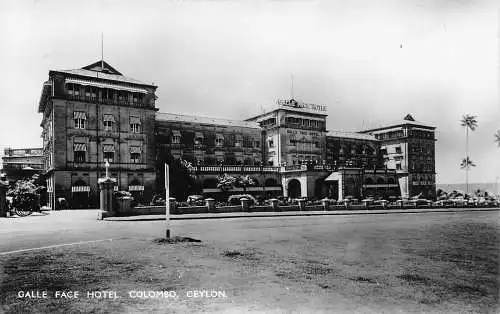 Sri Lanka Ceylon Galle Face Hotel Colombo Vintage Postkarte