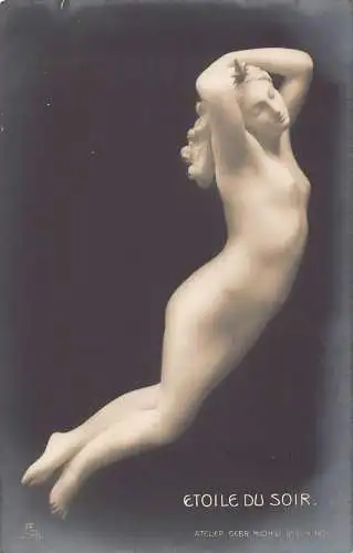 Fine Art Skulptur Etoile du Soir Atelier Gebr Micheli Berlin Risque Postkarte